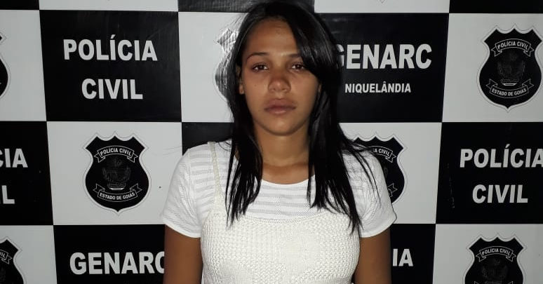 Com 19 anos e 17 semanas de gestação, mulher é presa em flagrante (Foto: Polícia Civil)