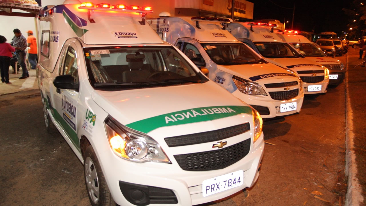 Três ambulâncias foram entregues a sociedade (Fotos: Ascom Uruaçu)