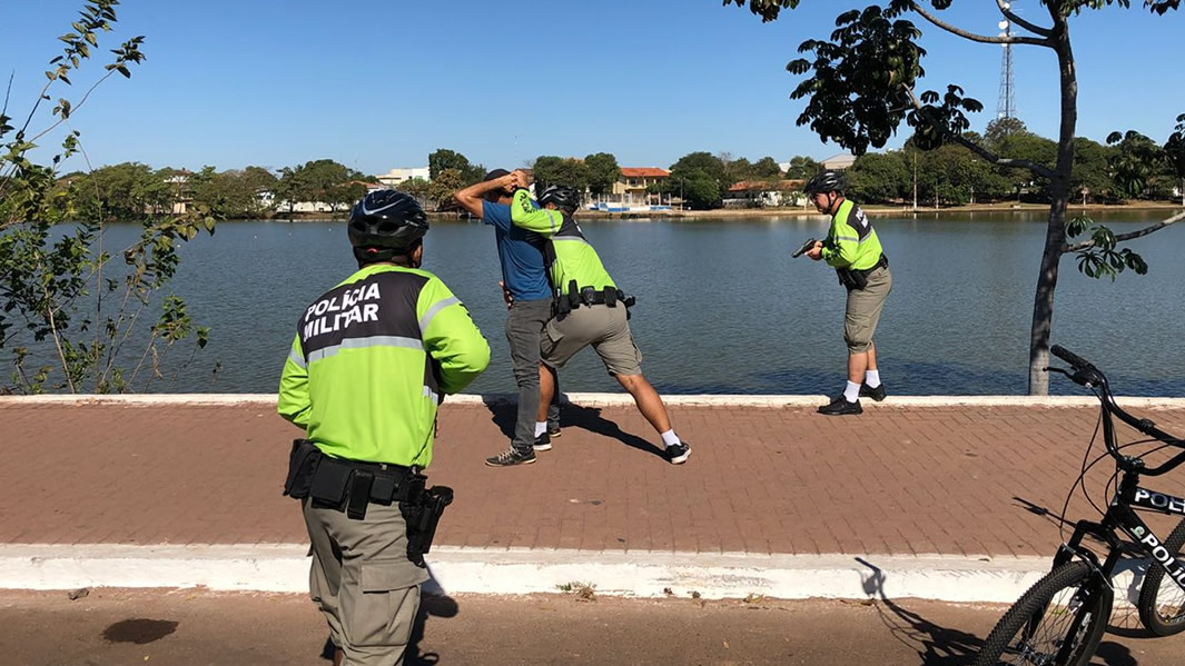 O policiamento visa combater os pequenos delitos (Foto: Ascom Porangatu)